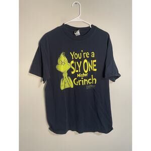 2006 You’re A Sly One Mister Grinch Tee Men’s Size Large Graphic Shirt Dr. Seuss